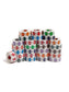 BCCR Bar Style Color-Coded Alphabetic Labels, A-Z Rolls, Assorted Colors Color, 1-1/4" X 1" Size, 