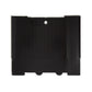 Poly File Boxes, 3-Inch Expansion, Black Color, Letter Size, Set of 1, 086486716314