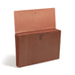 Redrope-Printed Partition Wallets with Elastic Cord, 5-1/4 Inch Expansion, 6 Pocket, 5 Divider, Brown Color, Legal Size, Set of 10, 30086486724754