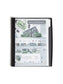 Poly Report Covers with Clear Front, Black Color, Letter Size, Set of 1, 086486860109