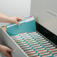 Standard File Folders, 1/3-Cut Tab, Teal Color, Letter Size, Set of 100, 086486131438