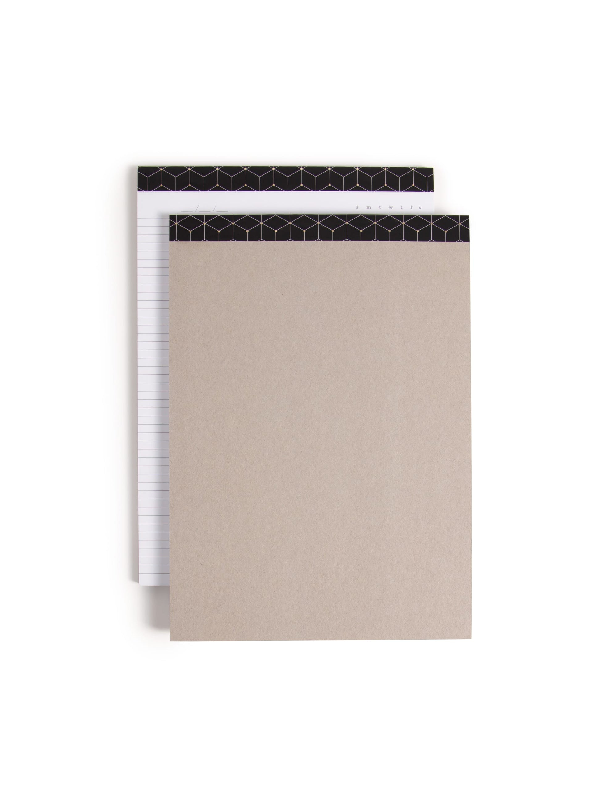 Legal Pad, Black, Black, Set of 2, 843463149479