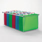 FasTab® Hanging File Folders, 1/3-Cut Tab, Assorted Colors Color, Letter Size, Set of 1, 086486640534