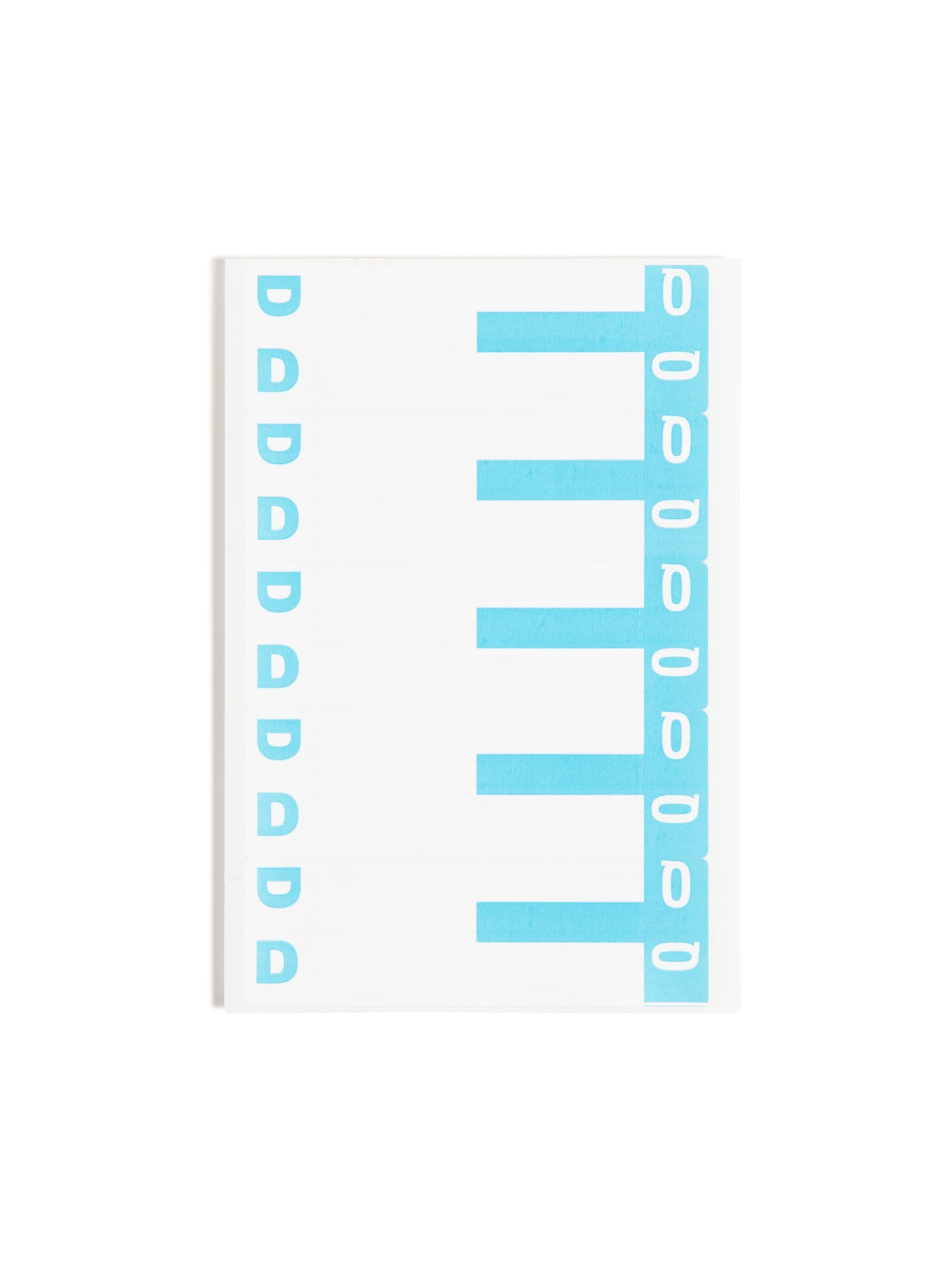 AlphaZ® NCC Color-Coded Name Labels - Sheets, Light Blue Color, 3-5/8" X 1-5/32" Size, Set of 1, 086486671552