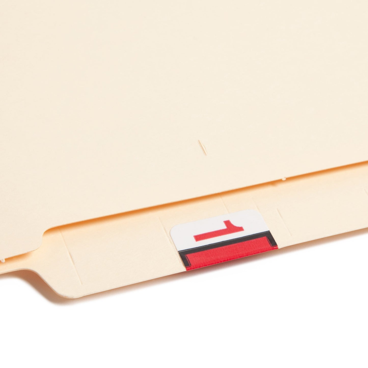 BCCRN Bar Style Color-Coded Numeric Labels, 0-9 Rolls, Red Color, 1-1/4" X 1" Size, Set of 50, 086486673716