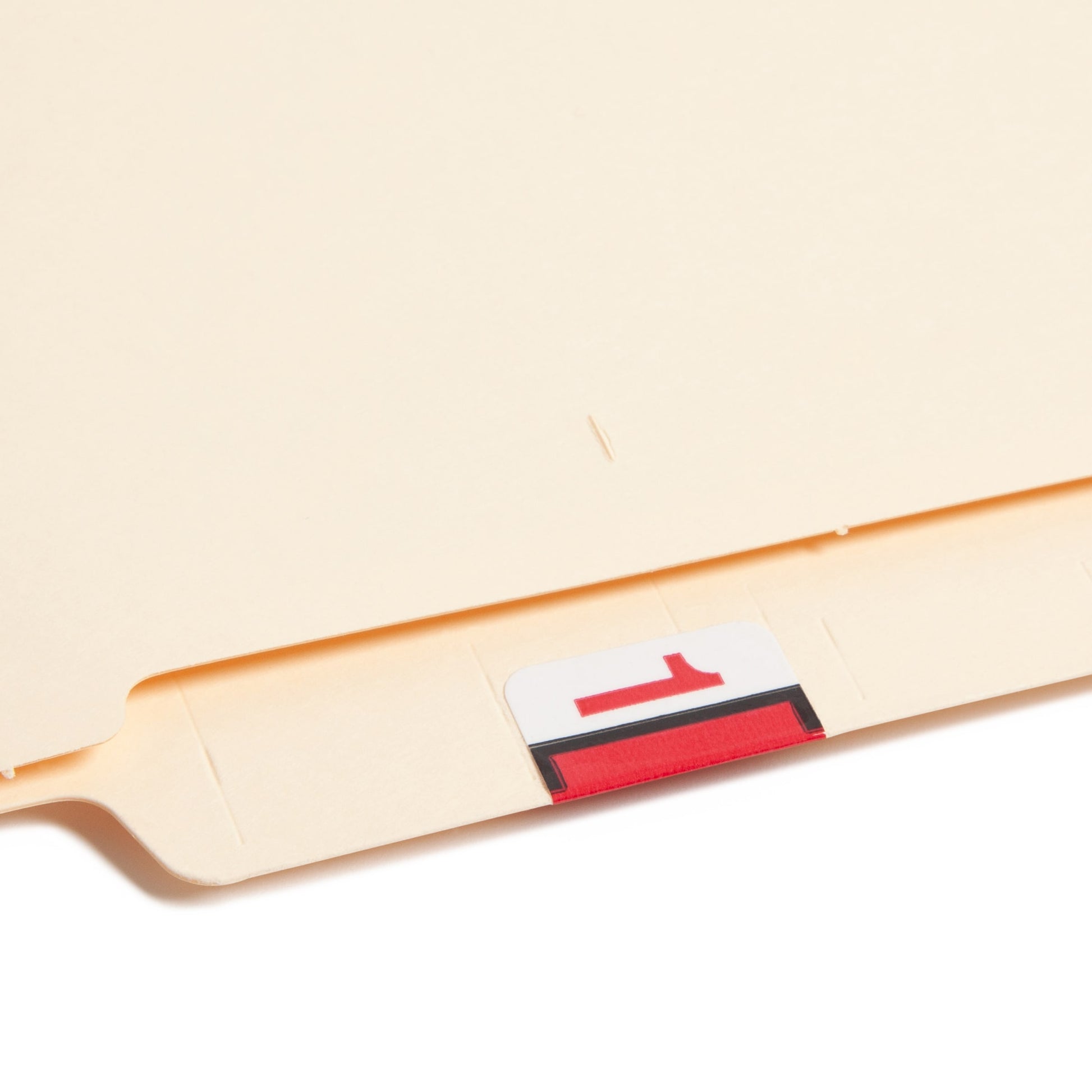 BCCRN Bar Style Color-Coded Numeric Labels, 0-9 Rolls, Red Color, 1-1/4" X 1" Size, Set of 50, 086486673716