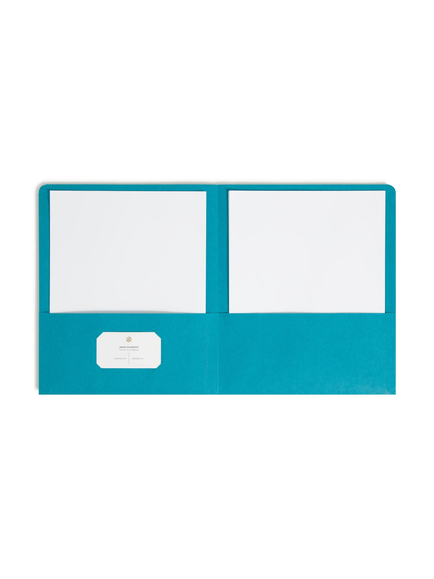 Standard Two-Pocket Folders, Teal Color, Letter Size, Set of 0, 30086486878679