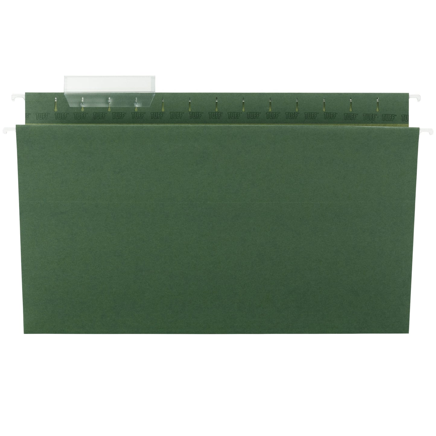 TUFF® Hanging File Folders with Easy Slide® Tabs, Standard Green Color, Legal Size, Set of 20, 086486641364