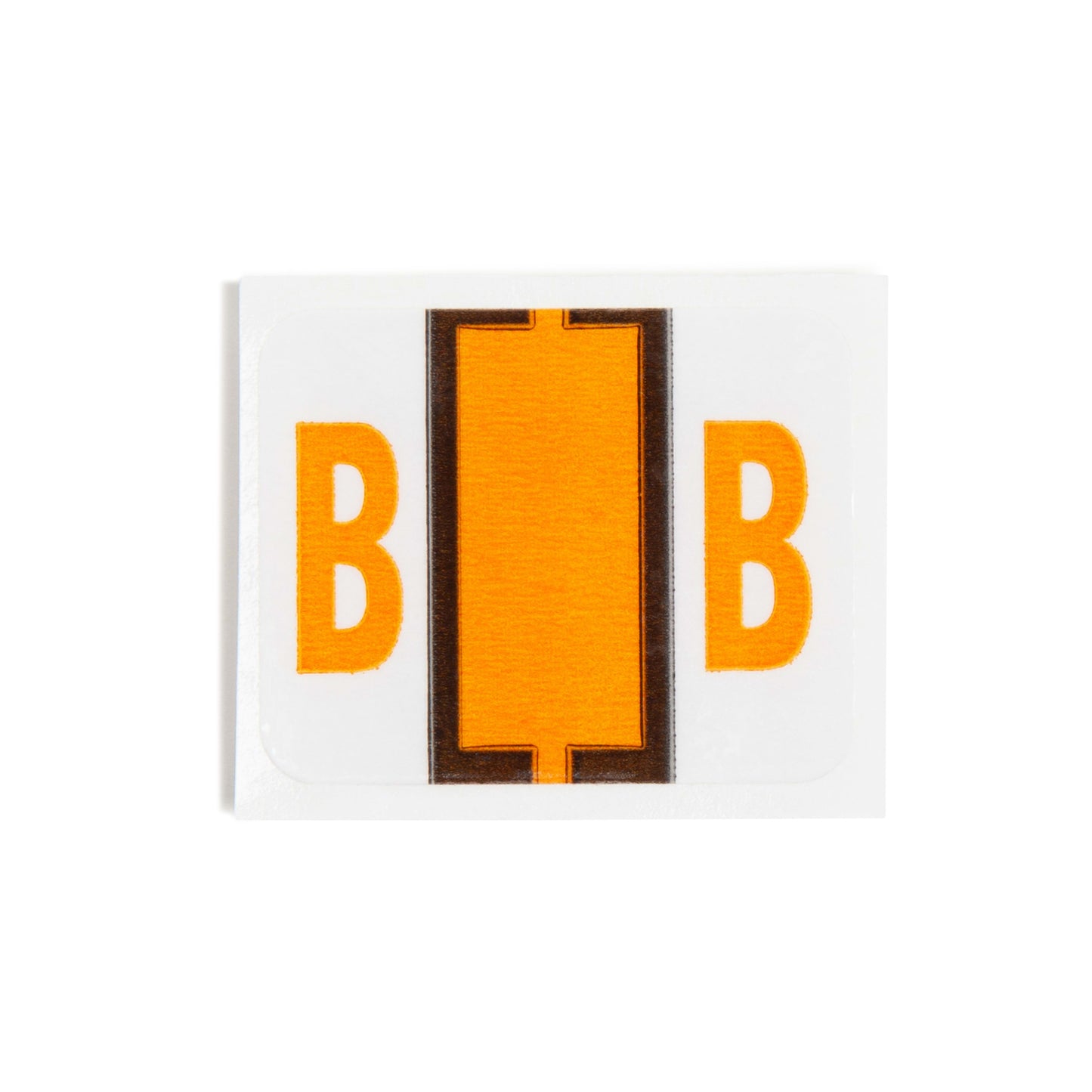 BCCR Bar Style Color-Coded Alphabetic Labels, A-Z Rolls, Light Orange Color, 1-1/4" X 1" Size, Set of 50, 086486670722