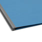 Classification File Folders, 1 Divider, 2 inch Expansion, Blue Color, Letter Size, Set of 10, 30086486137011