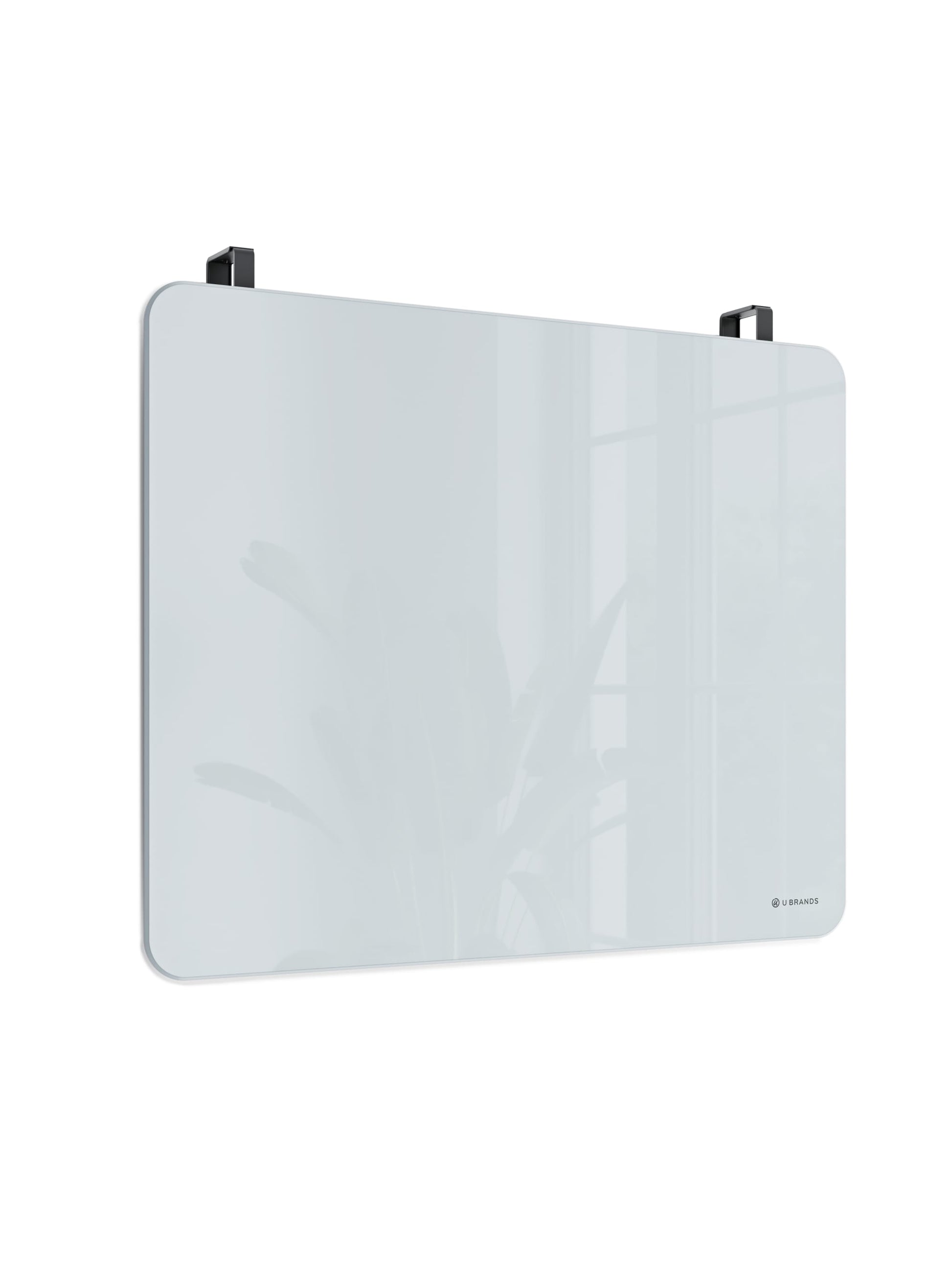 Glass Cubicle Magnetic Dry Erase Board, White, 20" x 16", 2' or Smaller, White, 20" X 16" Size, Set of 1, 843463130323