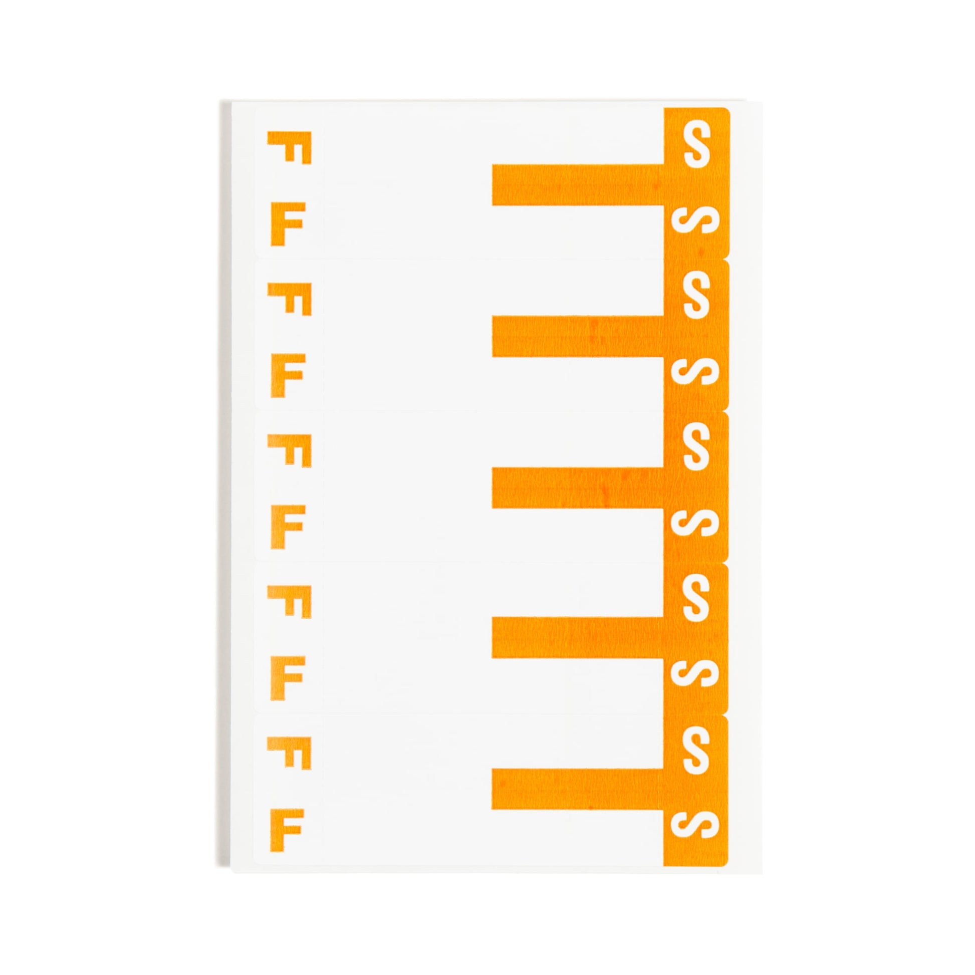 AlphaZ® NCC Color-Coded Name Labels - Sheets, Orange Color, 3-5/8" X 1-5/32" Size, Set of 100, 086486671576