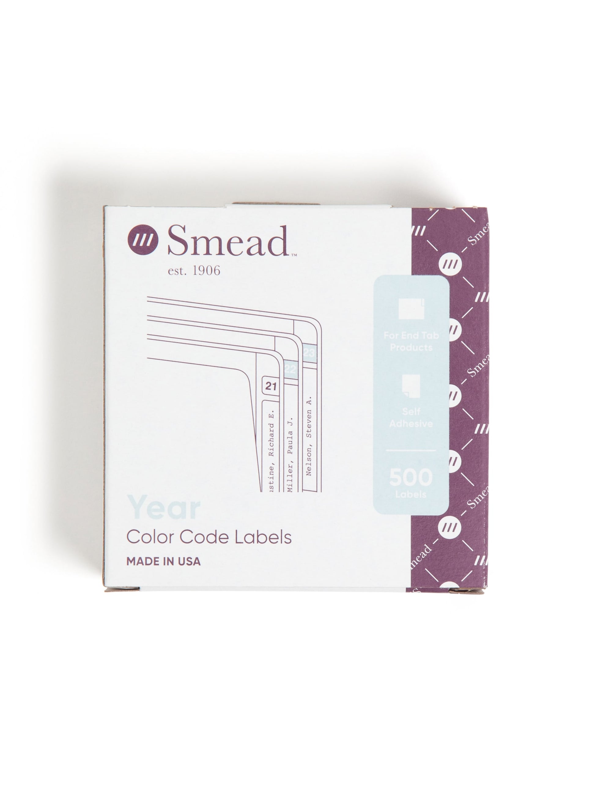 ETYJ Color-Coded Year Labels, Orange Color, 1-1/2" X 3/4" Size, Set of 50, 086486683265