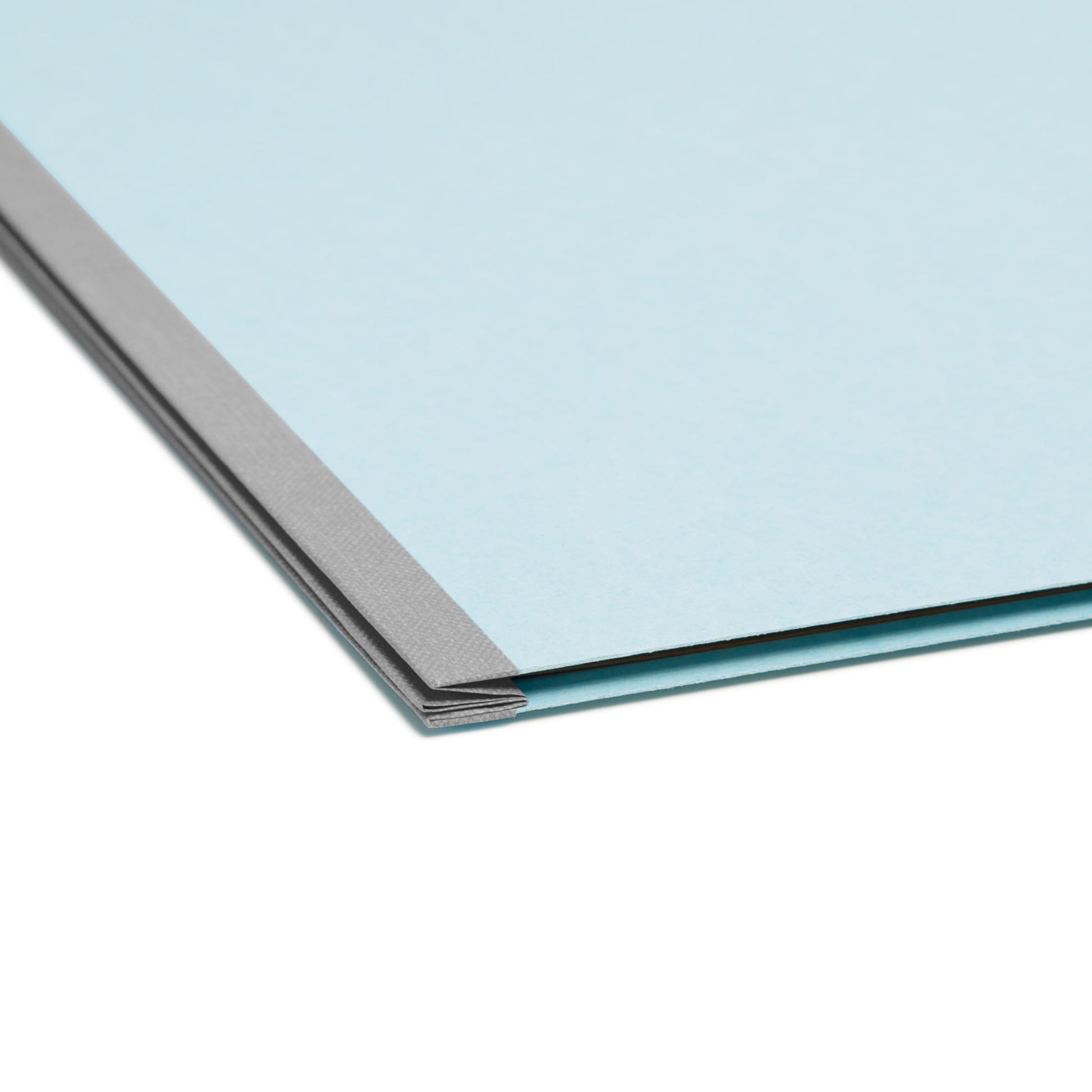 Pressboard Classification File Folders, 2 Dividers, 2 inch Expansion, Blue Color, Letter Size, Set of 5, 086486140560