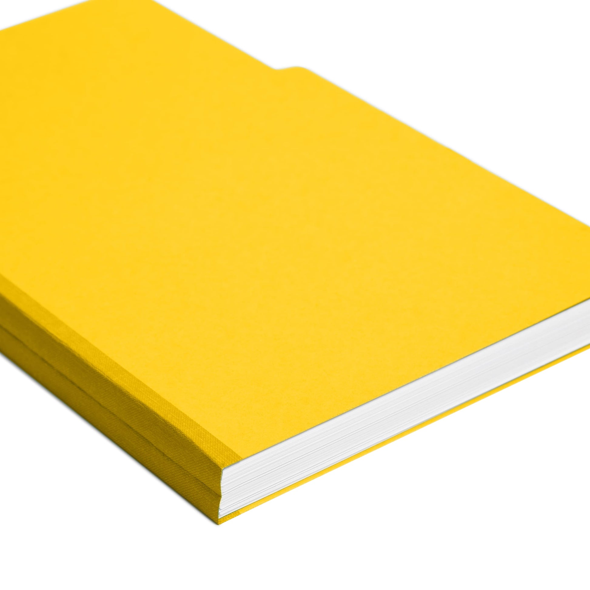 Pressboard File Folder, 1 inch Expansion, 1/3-Cut Tab, Yellow Color, Legal Size, Set of 25, 086486225625