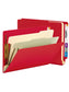 End Tab Classification File Folders, Straight-Cut Tab, 2 inch Expansion, 2 Dividers, Red Color, Letter Size, Set of 0, 30086486268388