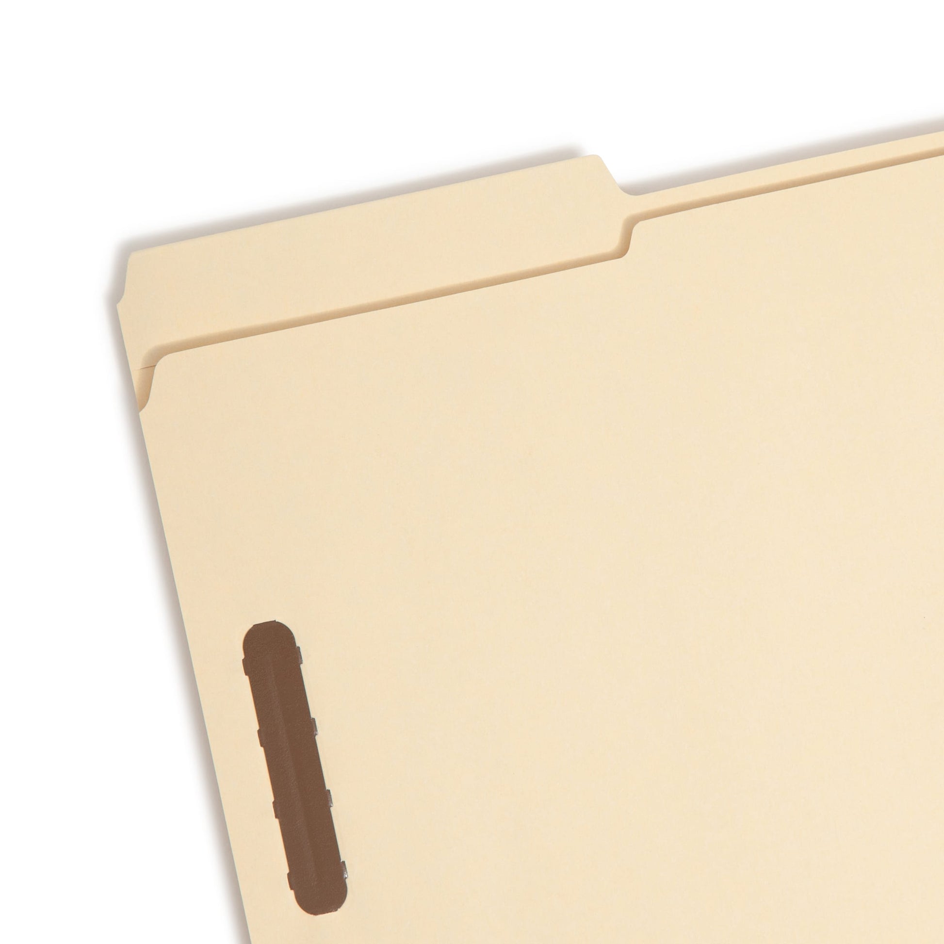 100% Recycled Reinforced Tab Fastener File Folders, Manila Color, Legal Size, Set of 50, 086486195478