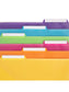 Three-Ring Binder Poly Index Dividers, 6 Dividers Each, 1/3-Cut Tabs, Assorted Colors Color, Letter Size, Set of 1, 086486894203