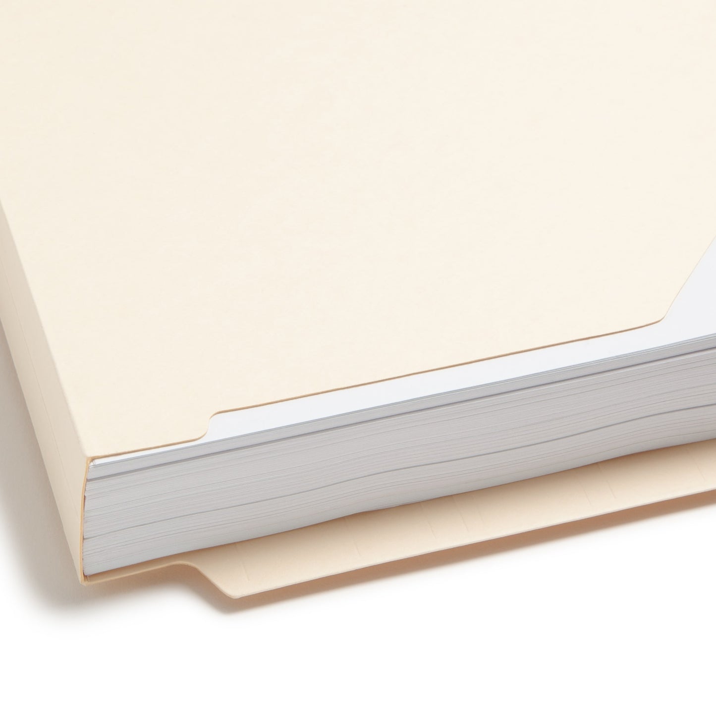 Shelf-Master® Reinforced End Tab File Jackets, Straight-Cut Tab, 14 Point, Manila Color, Legal Size, Set of 50, 30086486767409