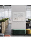 Metal Frame Dry Erase Board, Silver, White, 35" x 47", 4 x 3, White, 35" X 47" Size, Set of 1, 812296020729