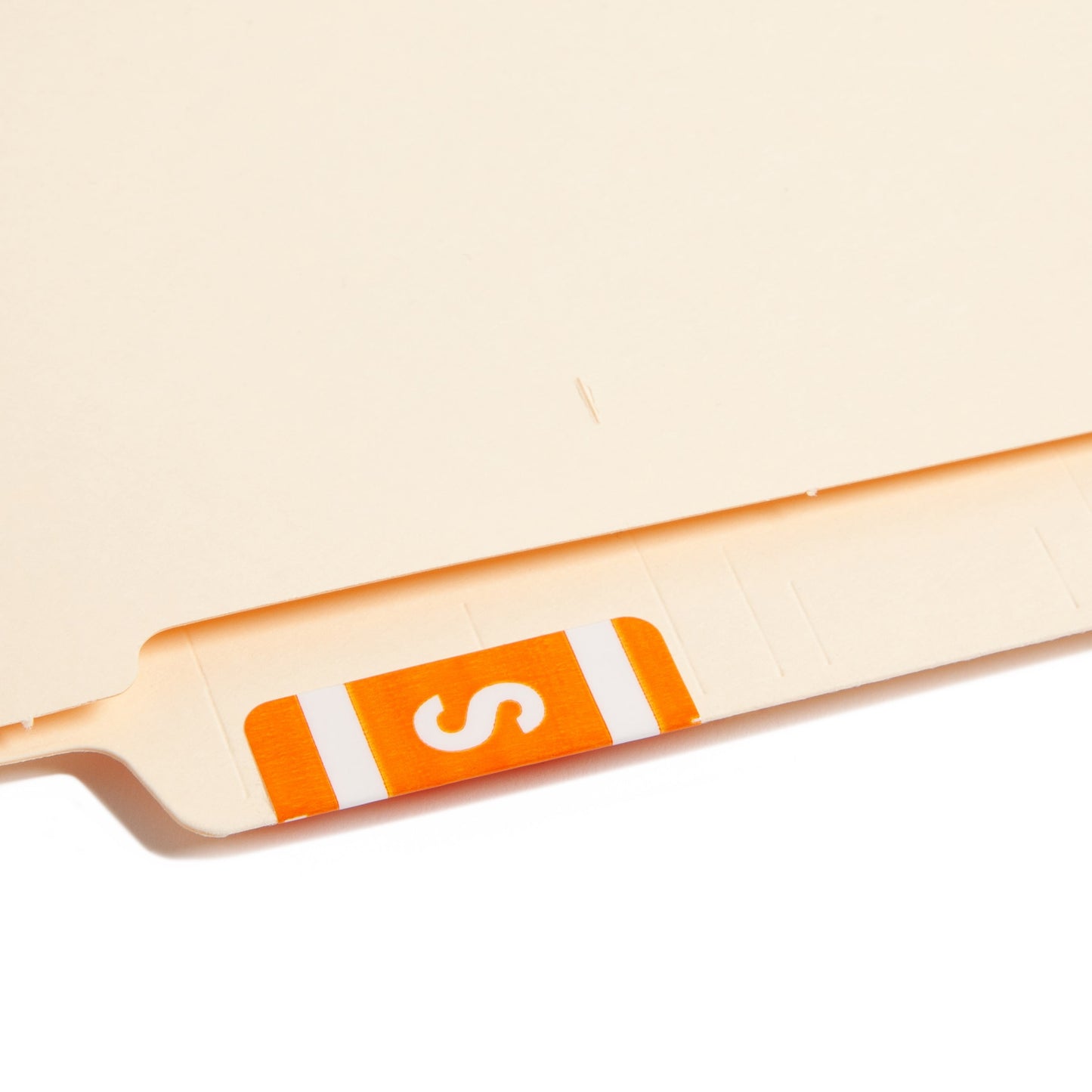 AlphaZ® ACCS Color Coded Alphabetic Labels - Sheets, Orange Color, 1" X 1-5/8" Size, Set of 100, 086486671897