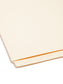 Heavyweight Reinforced End Tab File Folders, Straight-Cut Tab, Manila Color, Letter Size, Set of 100, 086486242509