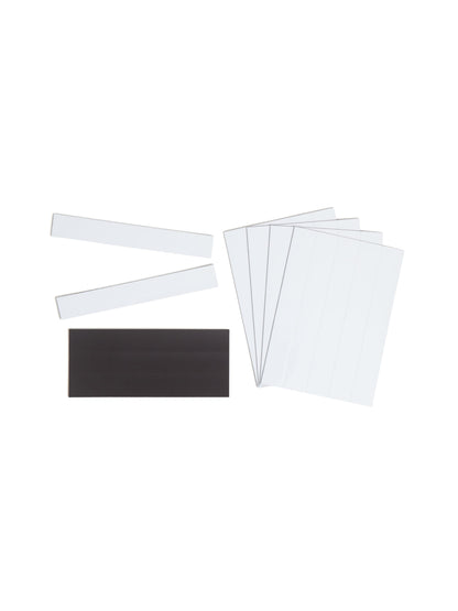 U Brands Magnetic Tape Strips, White, 25 CT