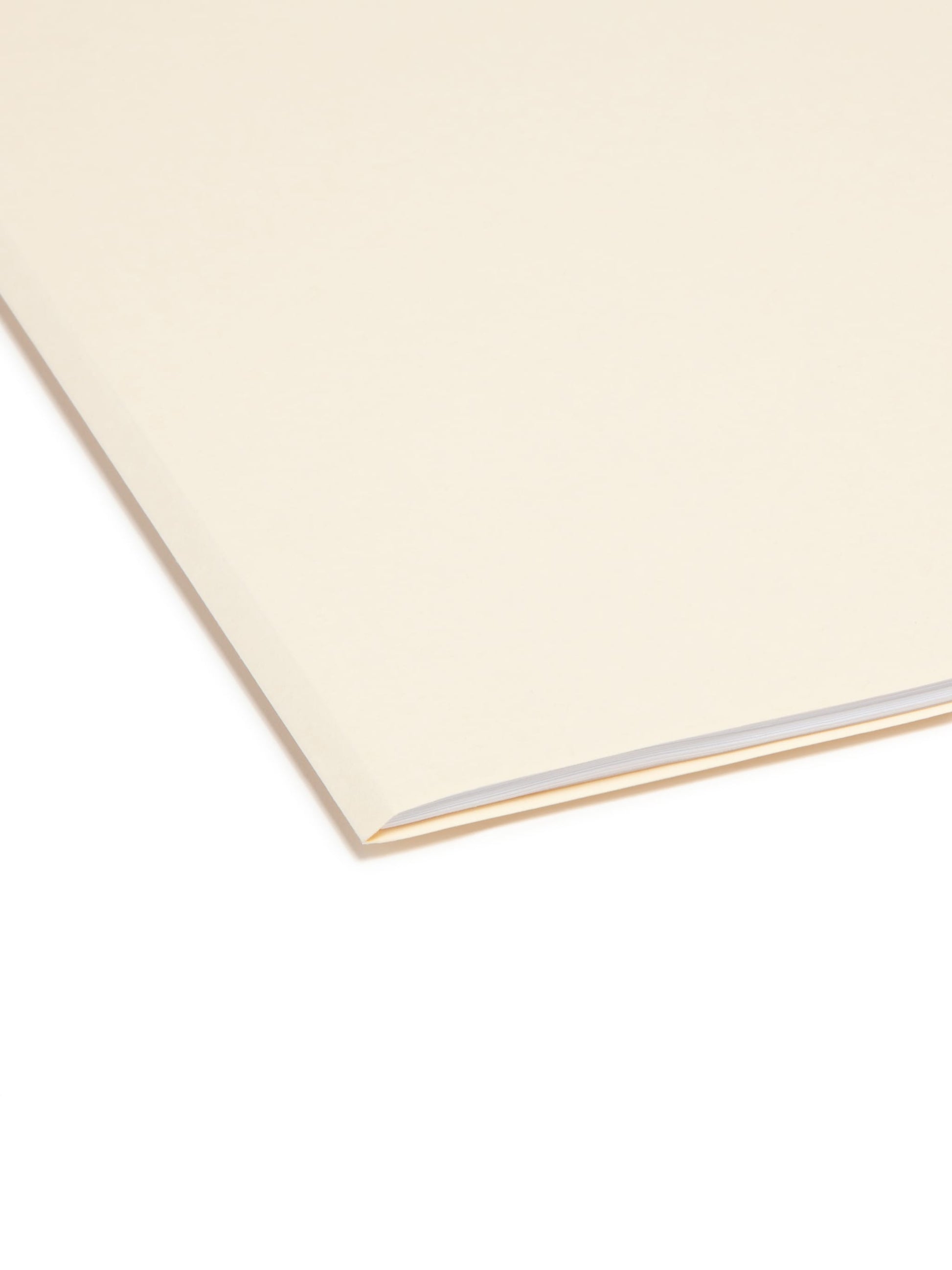 Standard File Folders, Straight-Cut Tab, Manila Color, Legal Size, Set of 100, 086486153003