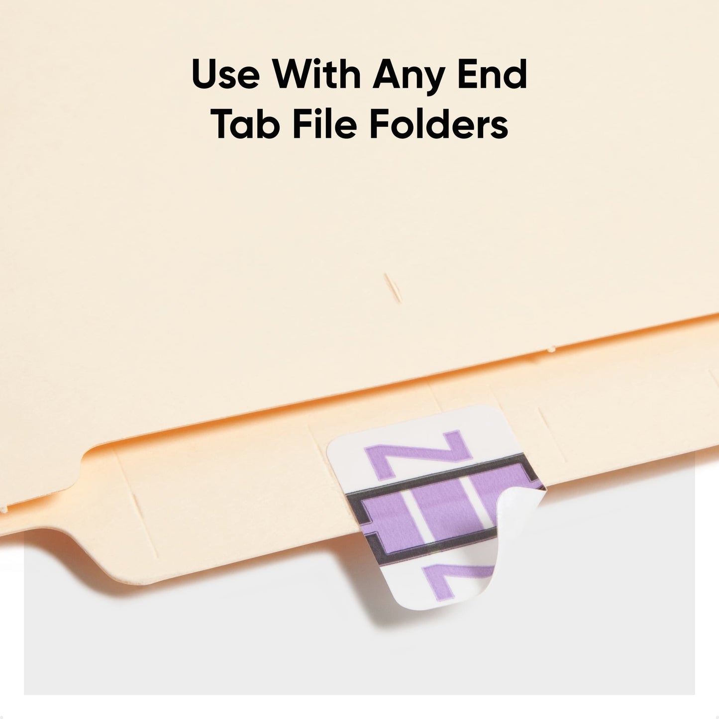 BCCR Bar Style Color-Coded Alphabetic Labels, A-Z Rolls, Lavender Color, 1-1/4" X 1" Size, Set of 50, 086486670968