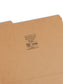 Reinforced Tab File Folders, 1/3-Cut Tab, Kraft Color, Letter Size, Set of 100, 086486107341