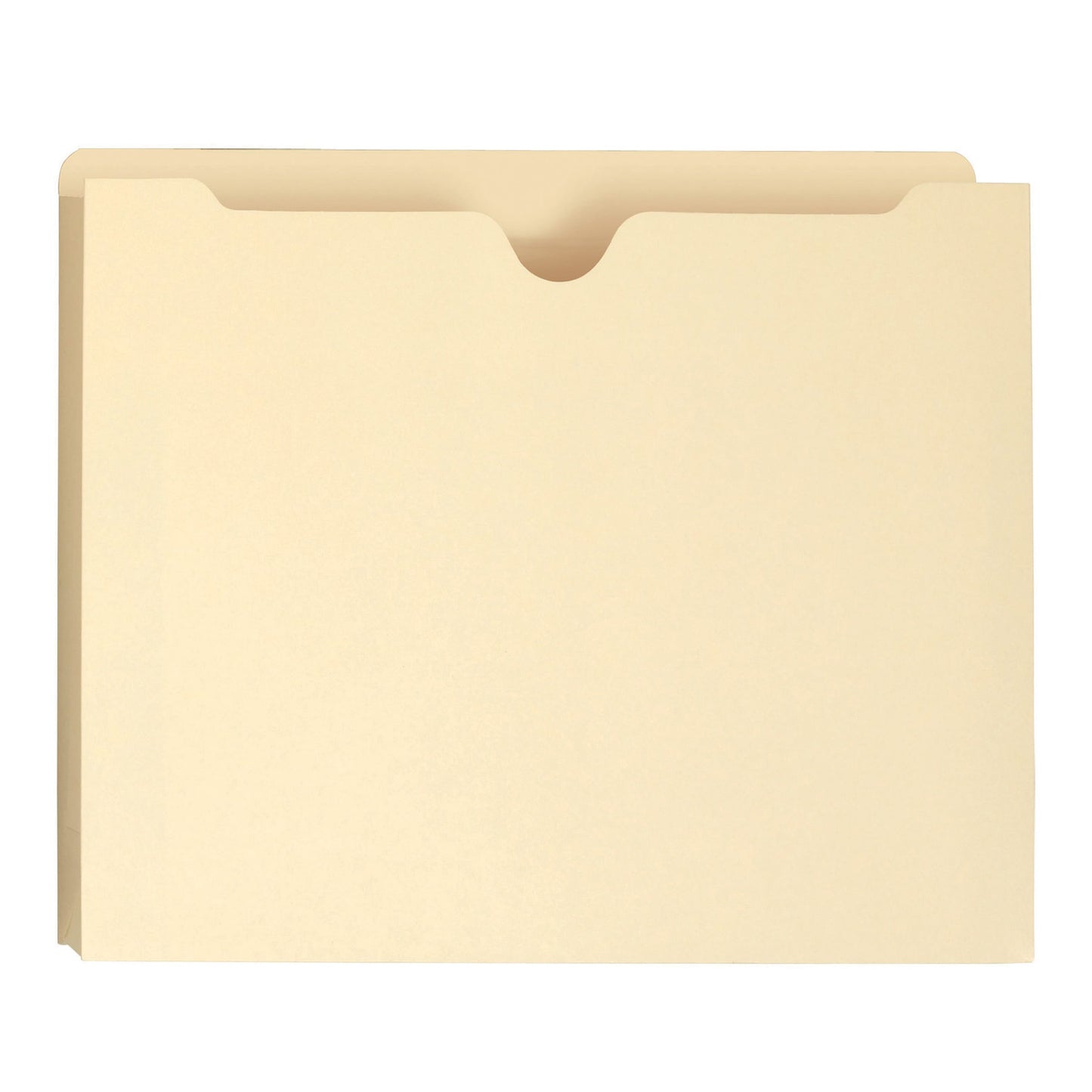 100% Recycled File Jackets, 2 Inch Expansion, Reinforced Straight-Cut Tab, Manila Color, Letter Size, Set of 50, 30086486756052