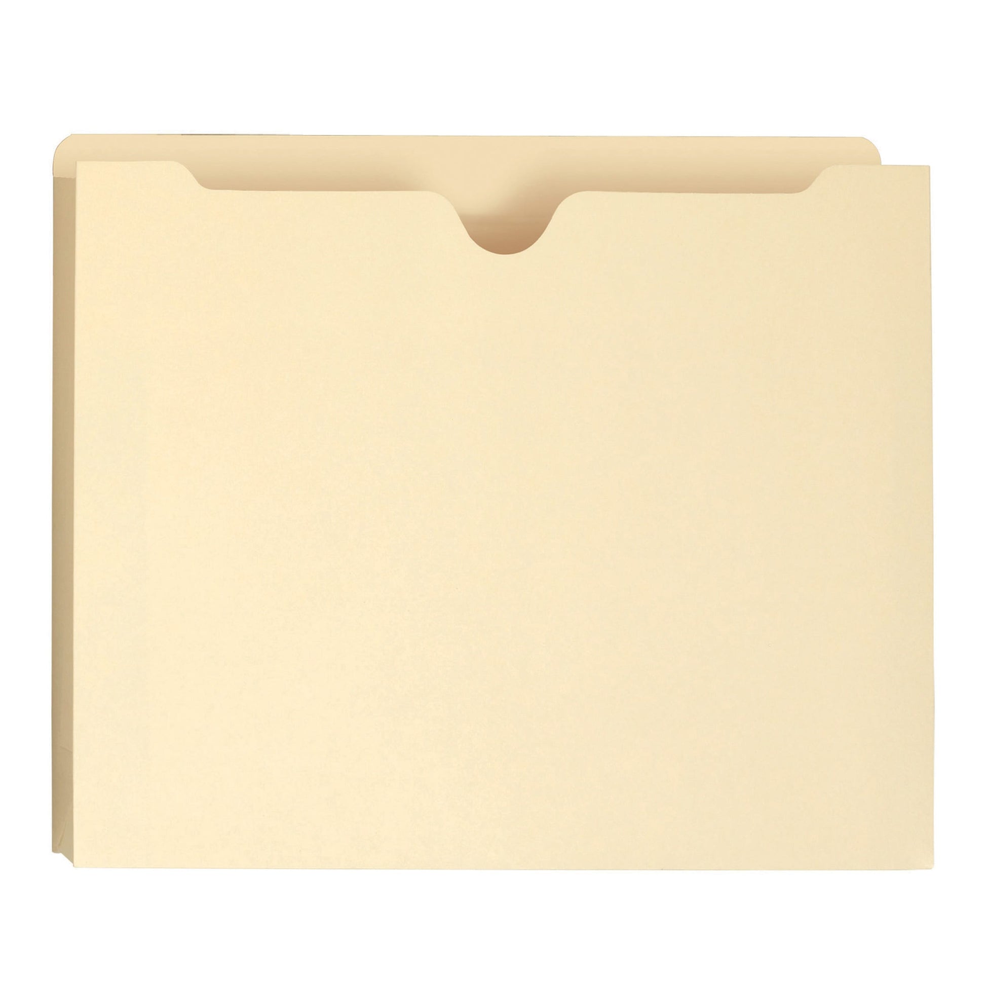 100% Recycled File Jackets, 2 Inch Expansion, Reinforced Straight-Cut Tab, Manila Color, Letter Size, Set of 50, 30086486756052