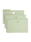 FasTab® Extra Capacity Hanging File Folders, 1/3-Cut Tab, Moss Green Color, Legal Size, Set of 9, 086486643221