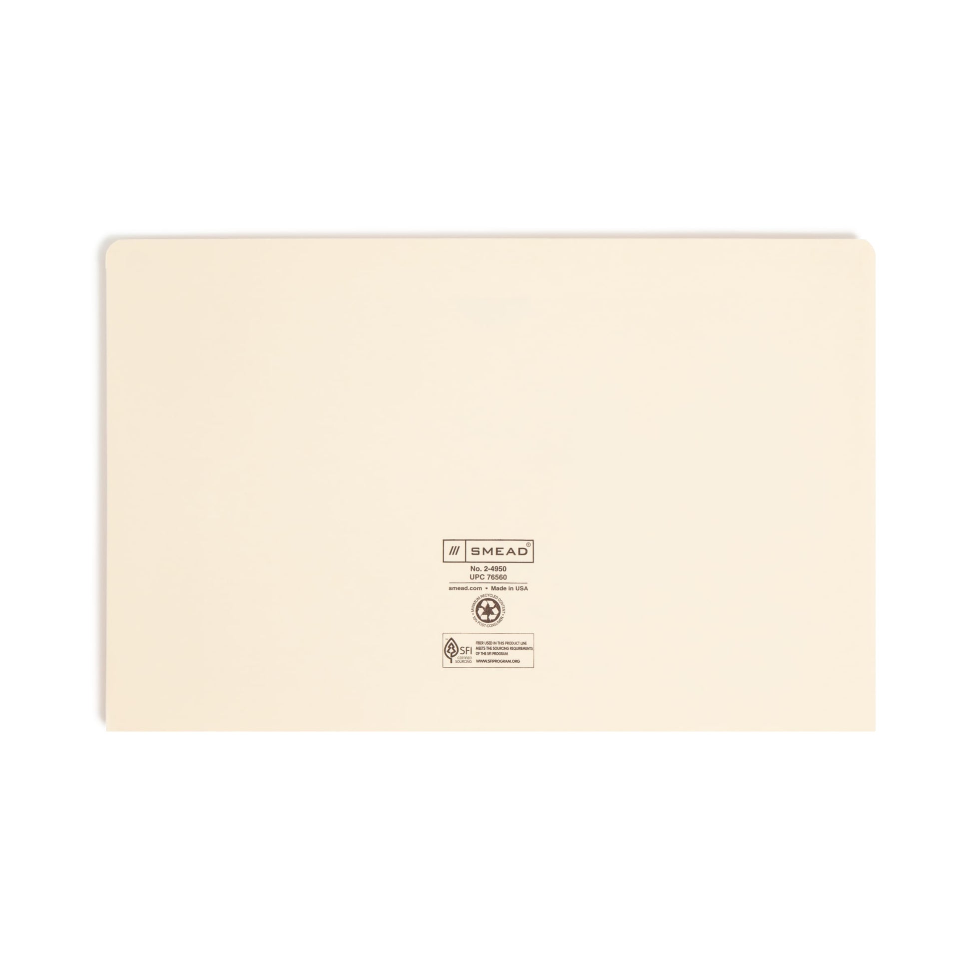 File Jackets, 2 inch Expansion, Straight-Cut Tab, Manila Color, Legal Size, Set of 50, 30086486765603