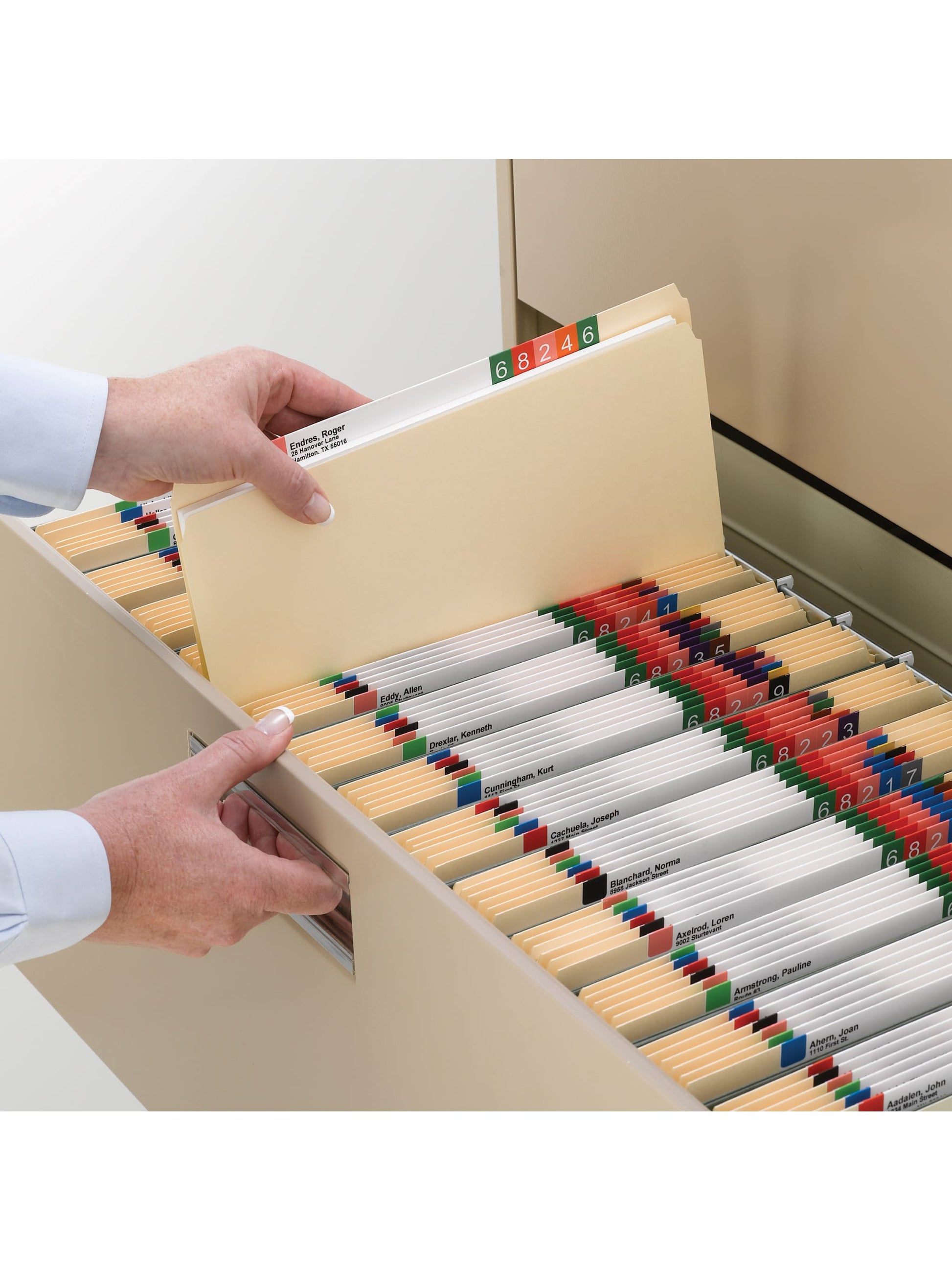Standard File Folders, Straight-Cut Tab, Manila Color, Letter Size, 