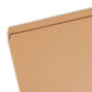 Reinforced Tab File Folders, Straight-Cut Tab, Kraft Color, Letter Size, Set of 100, 086486107105