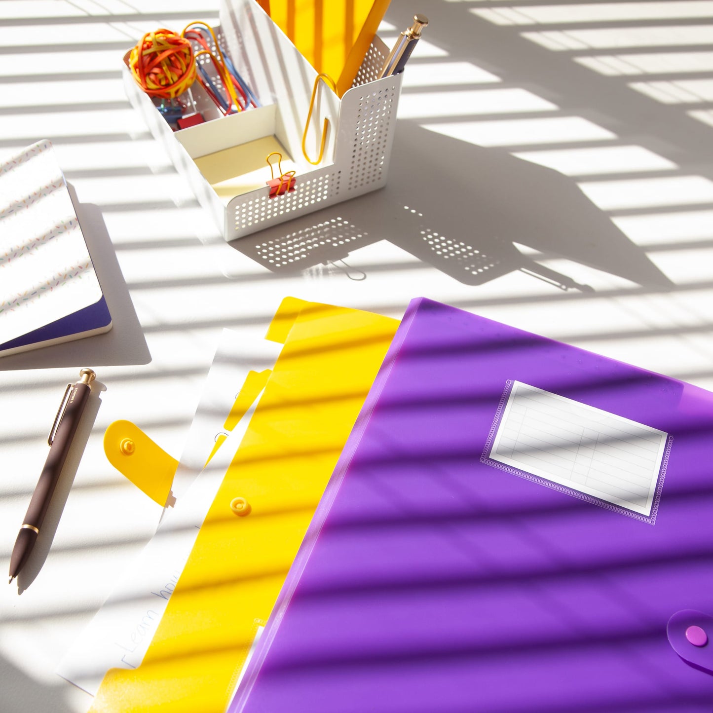 Expanding File Organizer, 6 Pockets, 5 Dividers, 1/6-Cut Tab, Assorted Colors Color, Letter Size, Set of 6, 086486896016