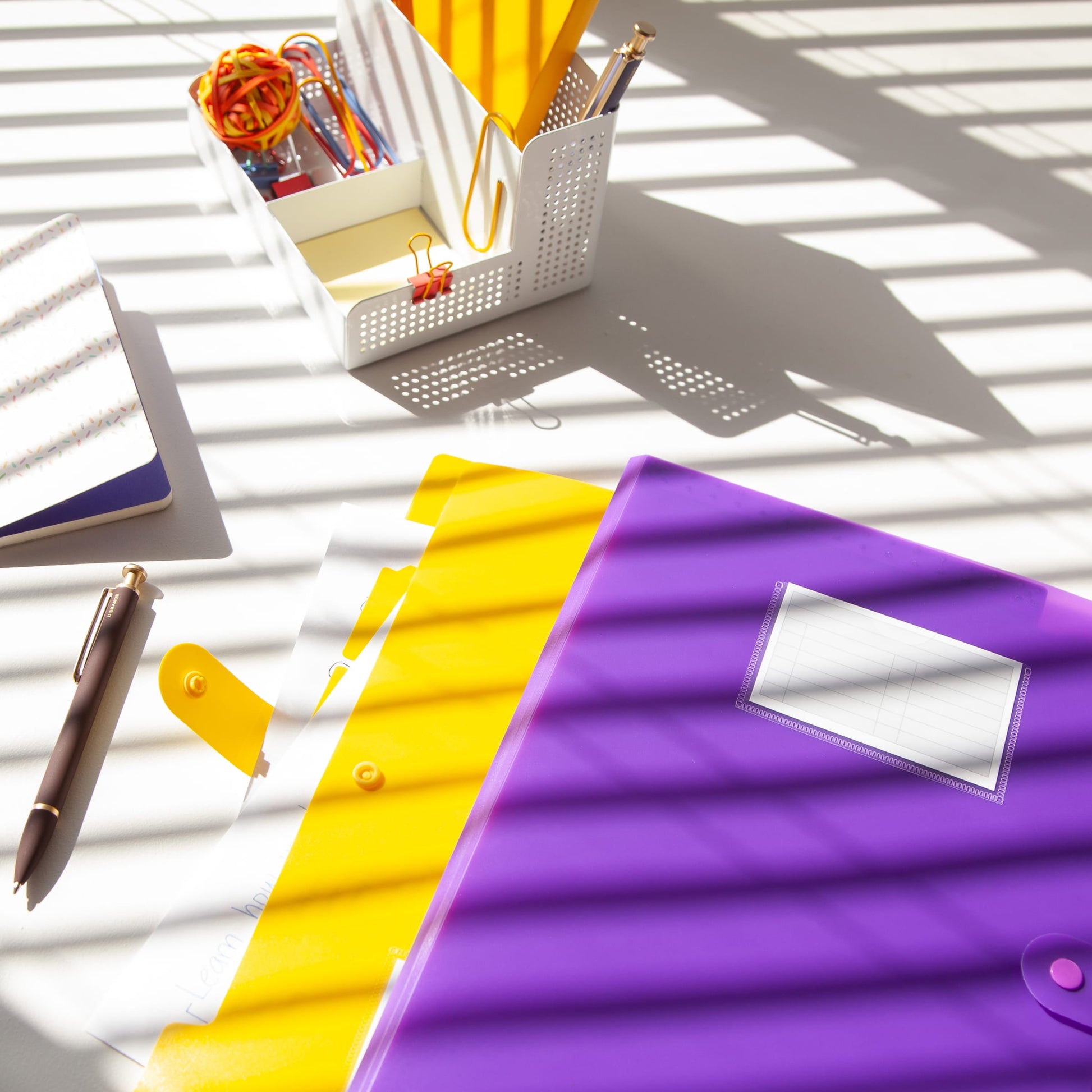 Expanding File Organizer, 6 Pockets, 5 Dividers, 1/6-Cut Tab, Assorted Colors Color, Letter Size, Set of 6, 086486896016