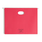 Hanging File Pockets, 3.5" Expansion, Assorted Colors Color, Letter Size, Set of 4, 086486642903