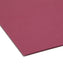 Reinforced Tab File Folders, 1/3-Cut Tab, Maroon Color, Letter Size, Set of 100, 086486130844