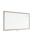 Rustic Frame Dry Erase Board, Brown, White, 47" x 0.75" x 72", 6 x 4, White, 47" X 0.75" X 72" Size, Set of 1, 843463148960