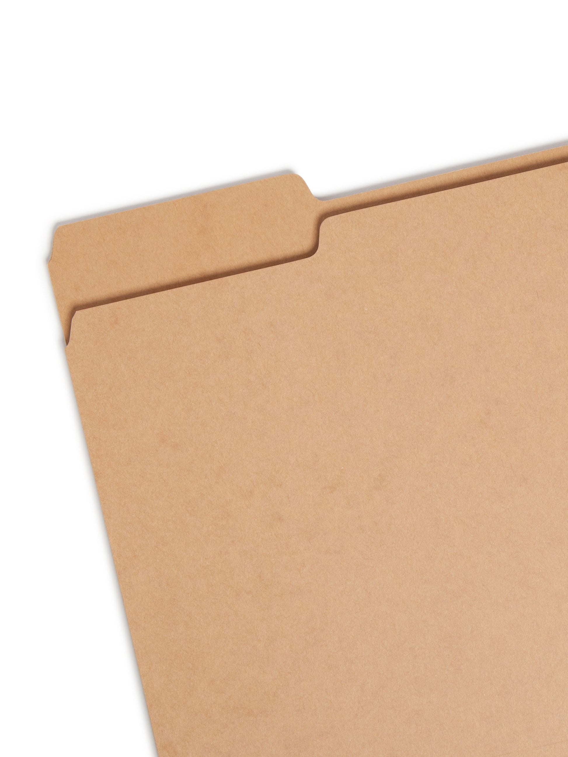 Standard File Folders, 1/3-Cut Tab, Kraft Color, Letter Size, Set of 50, 086486108300