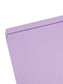 Reinforced Tab File Folders, Straight-Cut Tab, Lavender Color, Letter Size, Set of 100, 086486124102