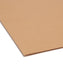 Reinforced Tab File Folders, 1/3-Cut Tab, Kraft Color, Letter Size, Set of 100, 086486107341