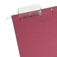 Standard Hanging File Folders with 1/5-Cut Tabs, Assorted Jewel Tones Color, Letter Size, Set of 25, 086486640565