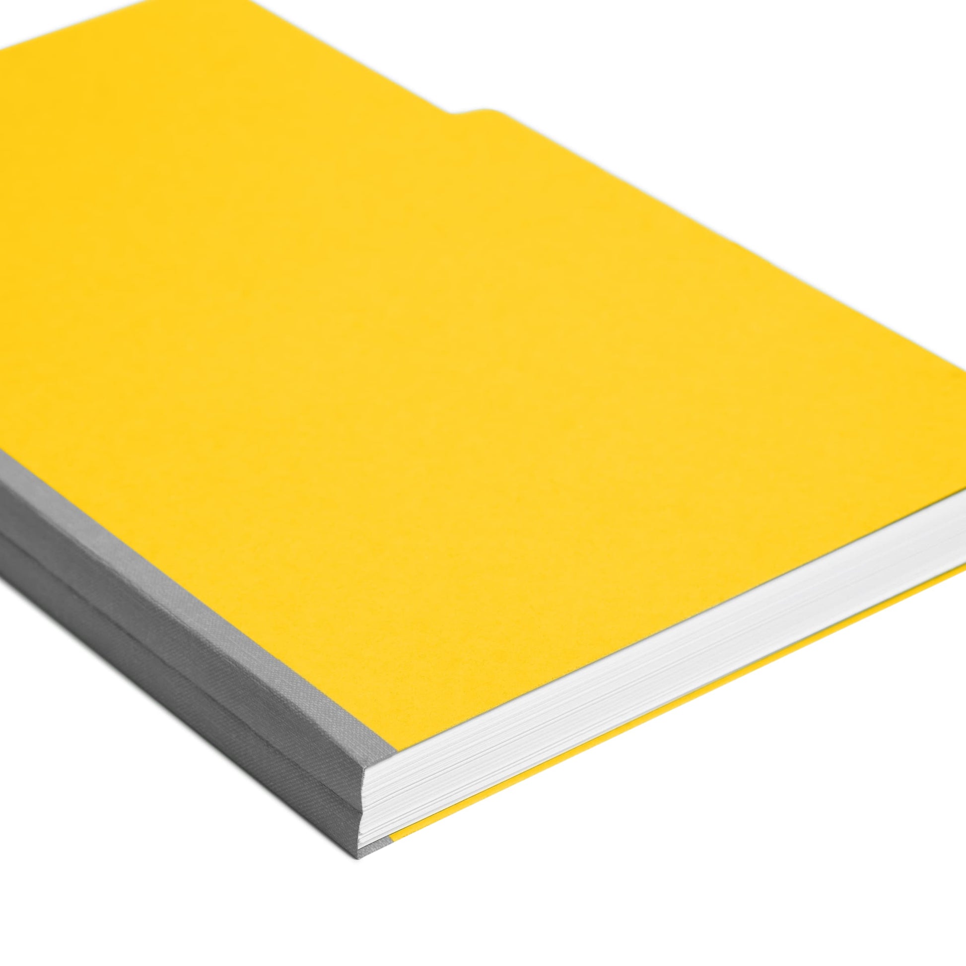 Pressboard File Folder, 1 inch Expansion, 1/3-Cut Tab, Yellow Color, Legal Size, Set of 25, 086486225625