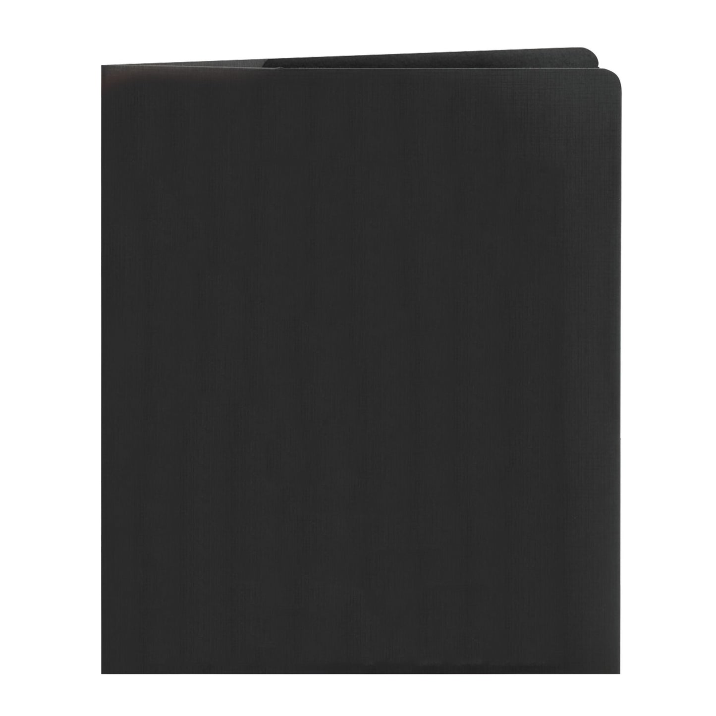 Lockit® Two-Pocket Folders, Black Color, Letter Size, Set of 25, 30086486879812
