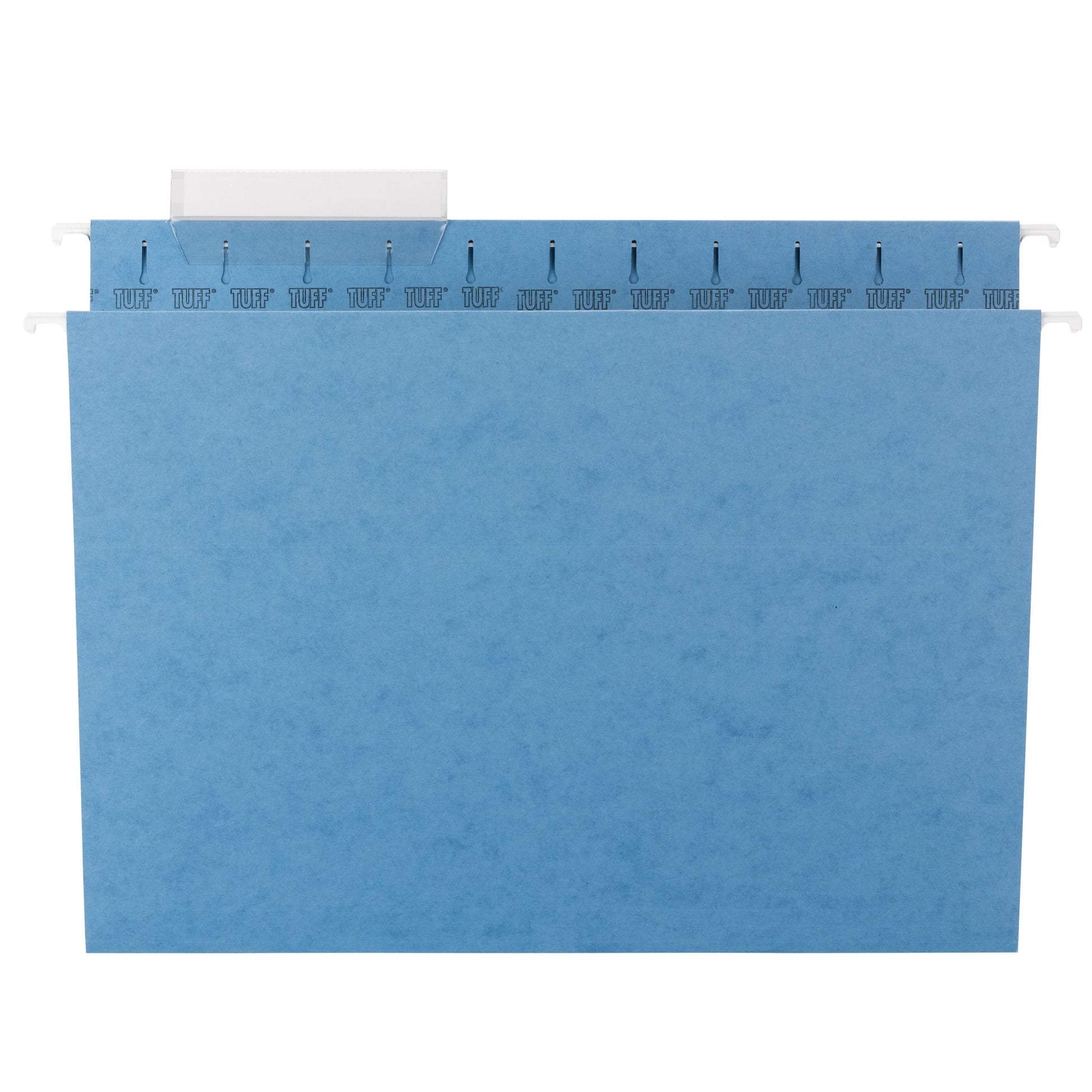 TUFF® Hanging File Folders with Easy Slide® Tabs, Blue Color, Letter Size, Set of 1, 086486640411