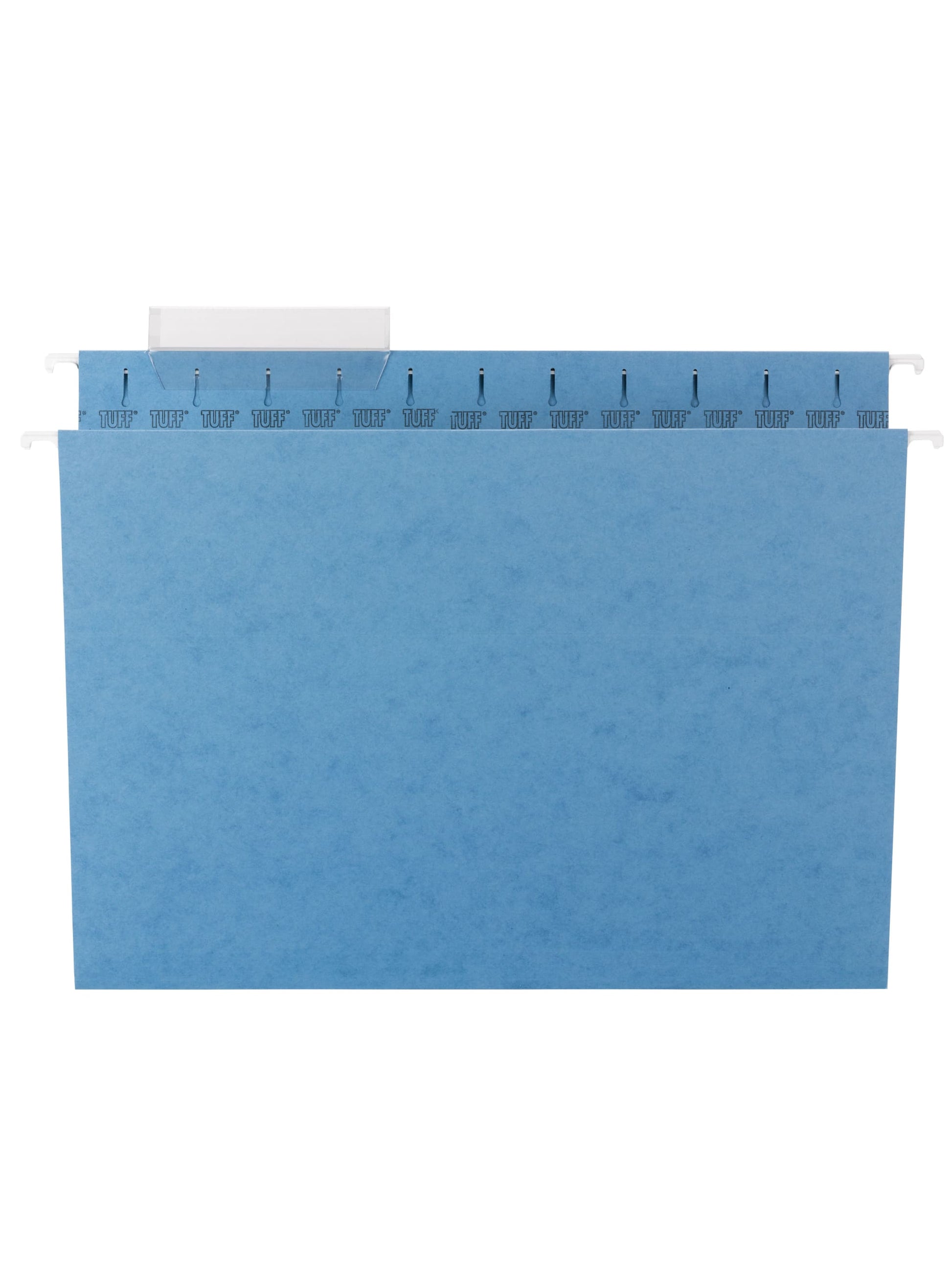 TUFF® Hanging File Folders with Easy Slide® Tabs, Blue Color, Letter Size, 