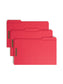 Reinforced Tab Fastener File Folders, 1/3-Cut Tab, 2 Fasteners, Red Color, Legal Size, Set of 50, 086486177405